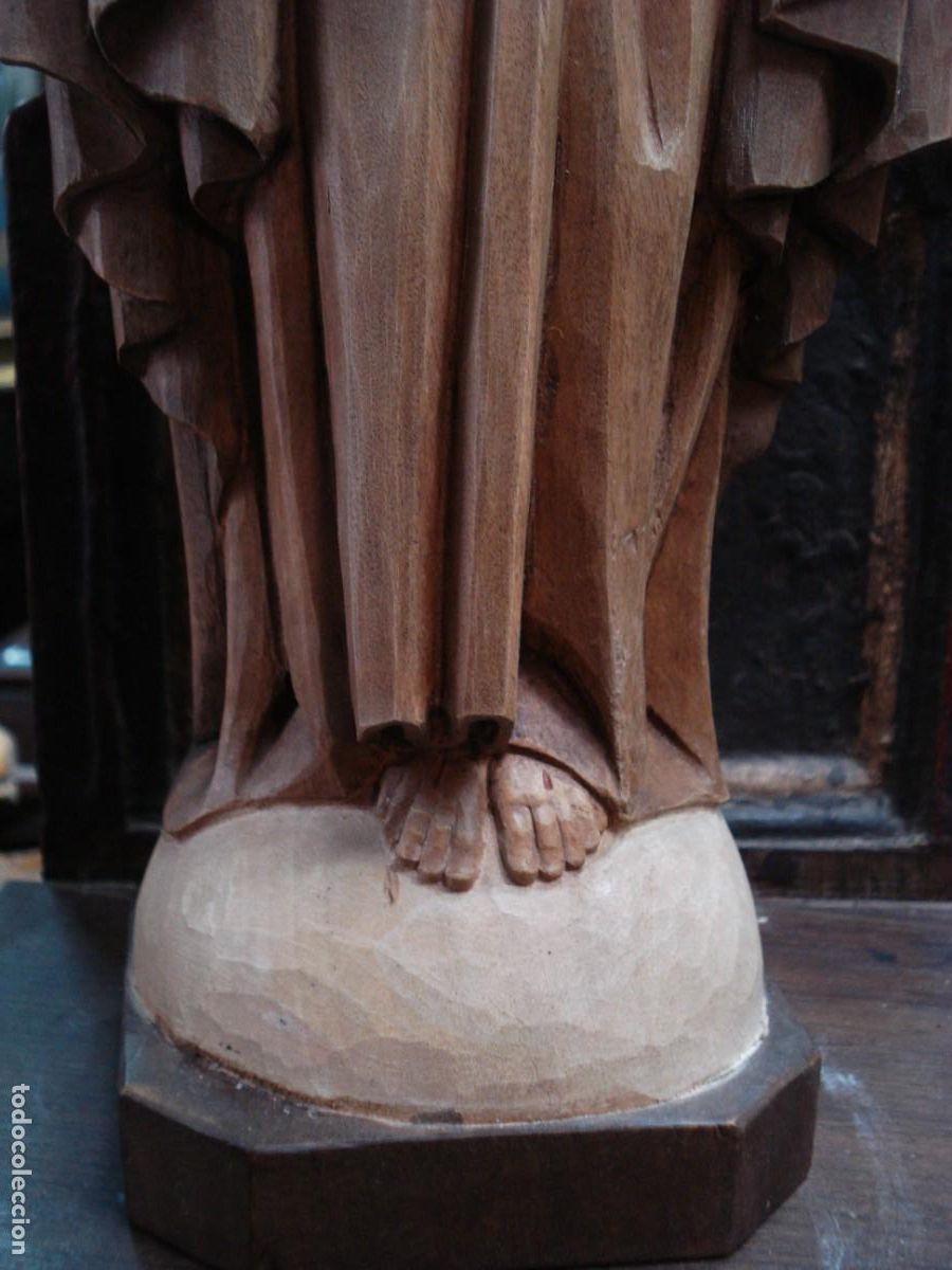 Arte: Cristo Redentor talla de madera - Foto 4