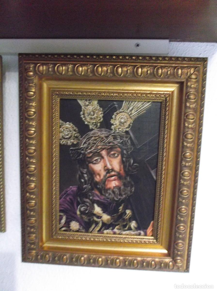 Arte: LAMINA SOBRE TABLA DE UN CRISTO. - Foto 1