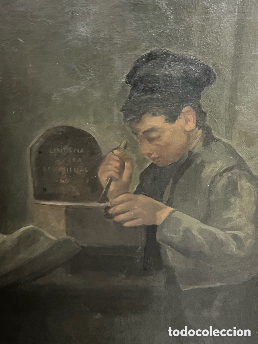 Arte: Oleo sobre lienzo interior iglesia - Foto 4