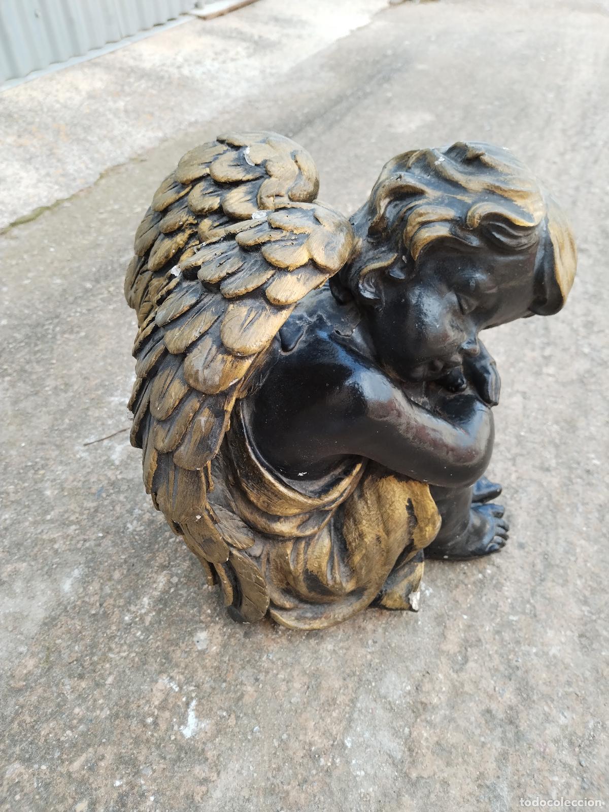 Arte: angel de piedra artificial - Foto 2