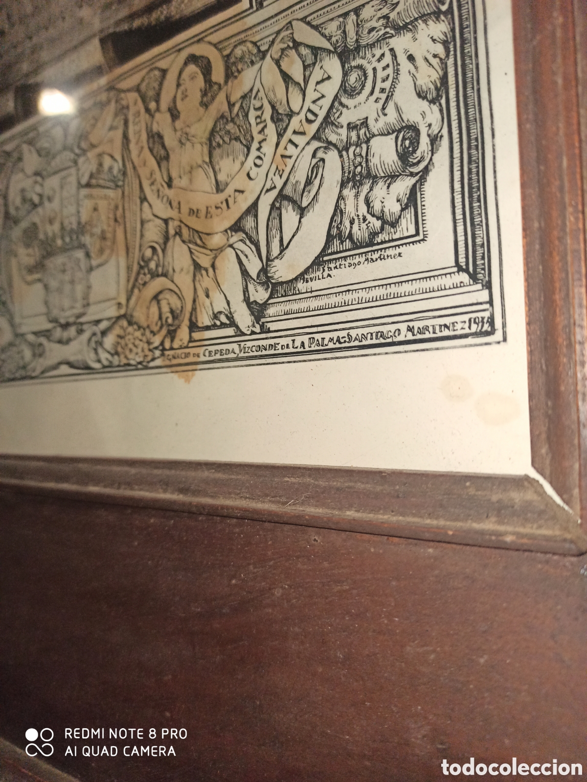 Arte: Litograf&iacute;a Virgen del Roc&iacute;o - Foto 3