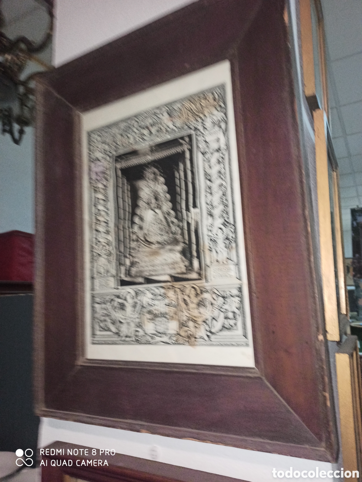 Arte: Litograf&iacute;a Virgen del Roc&iacute;o - Foto 1