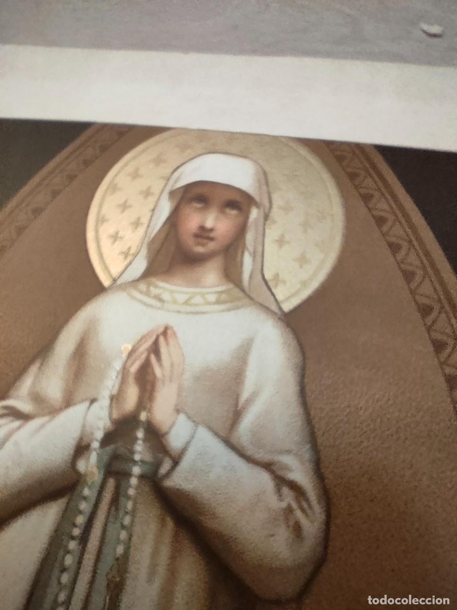 Arte: L&aacute;mina religiosa.1920 - Foto 4