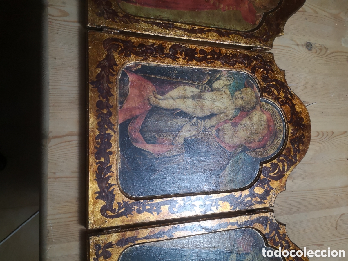Arte: triptico Religioso arte g&oacute;tico - Foto 11