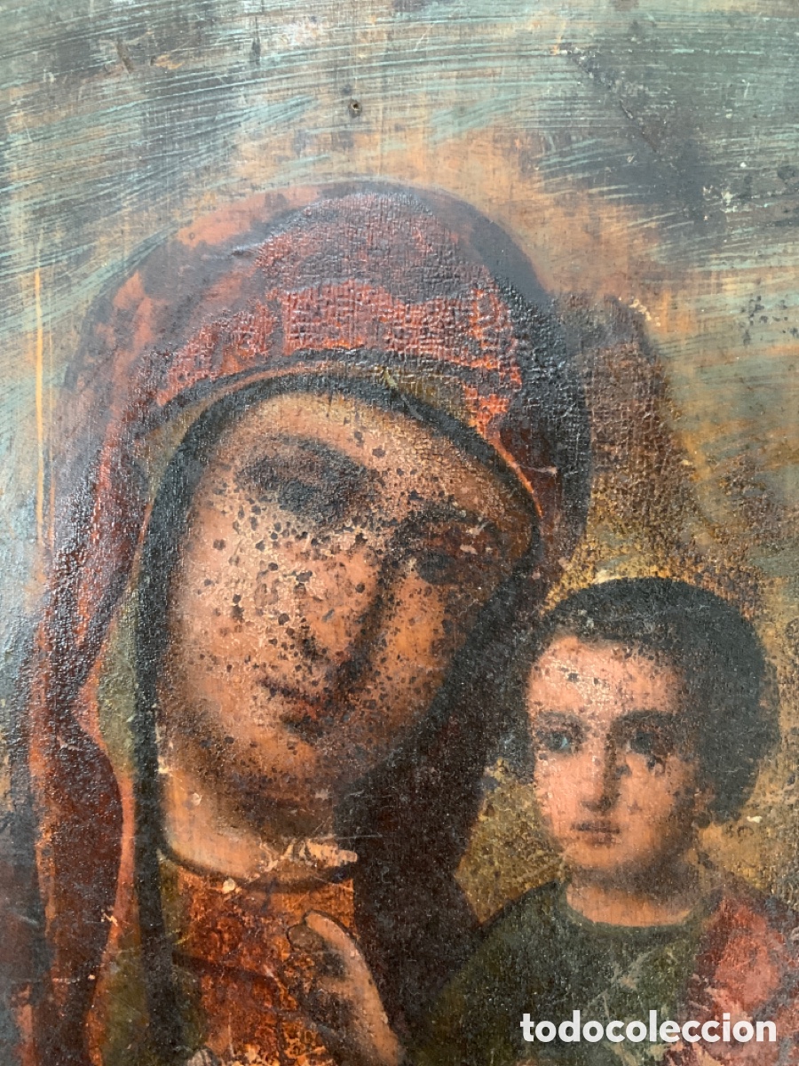 Arte: Icono &ldquo;virgen con ni&ntilde;o&rdquo; - Foto 2