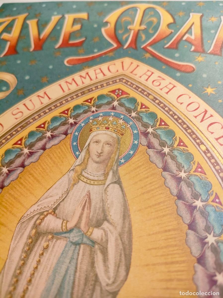 Arte: ANTIGUA LAMINA INMACULADA CONCEPCION - Foto 2