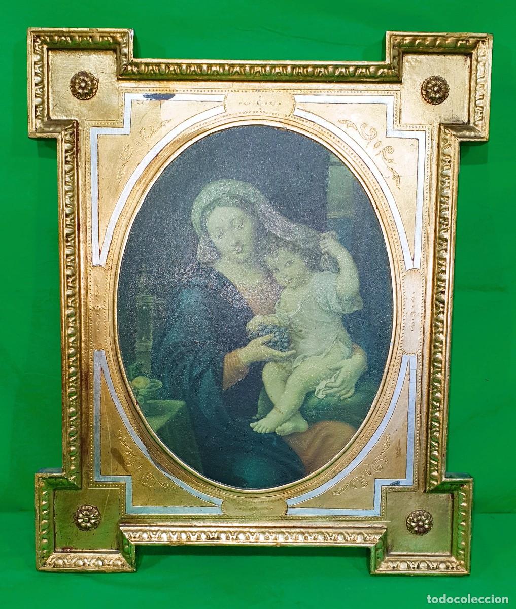 Arte: Cuadro religioso marco dorado - Foto 2