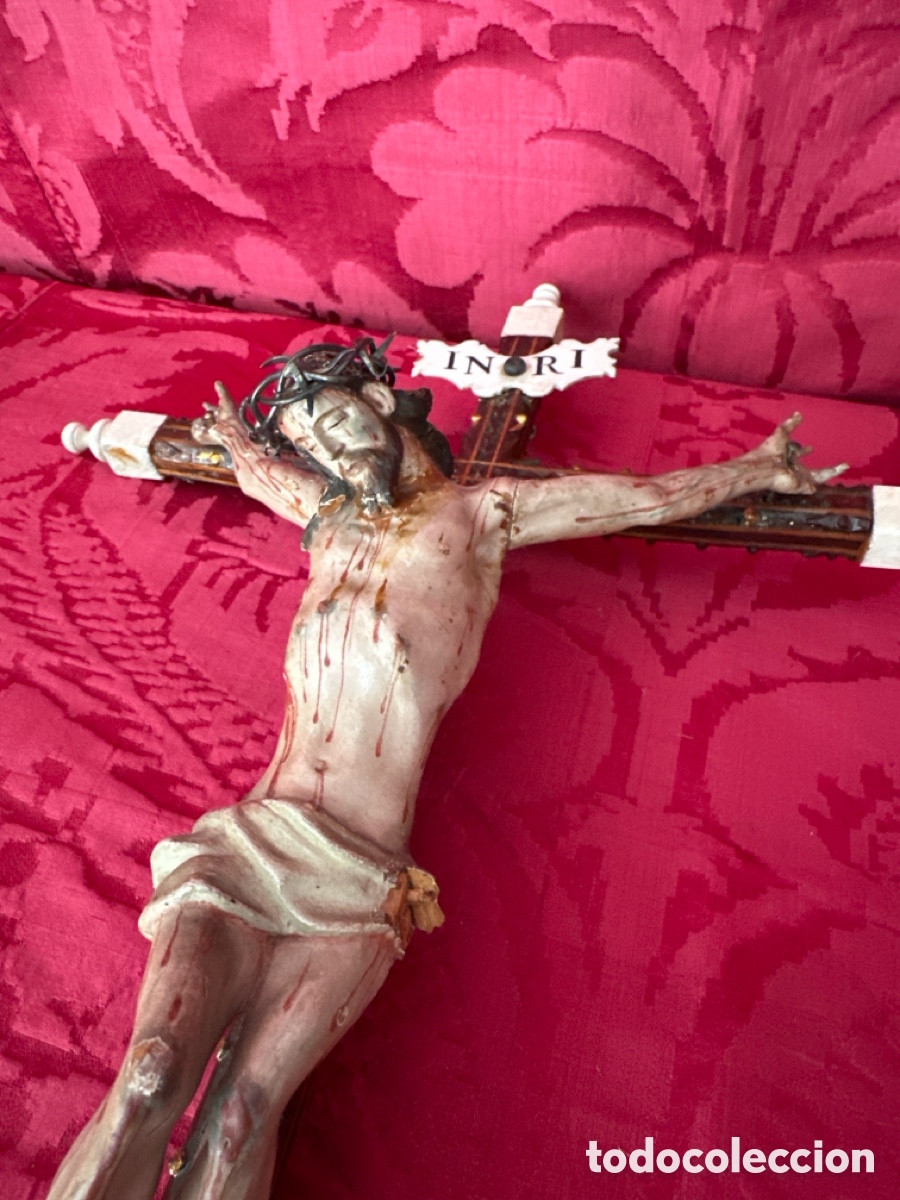 Arte: Cristo crucificado en madera - Foto 2