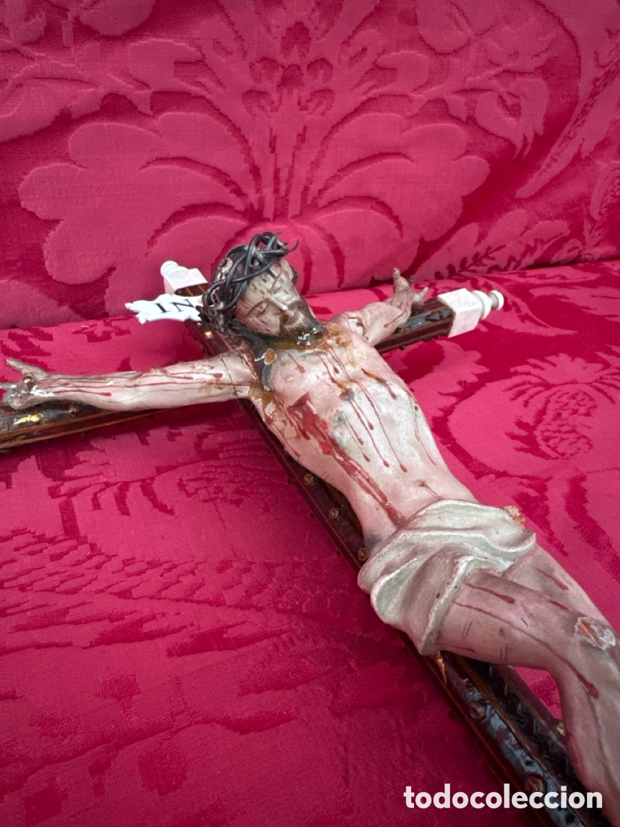 Arte: Cristo crucificado en madera - Foto 3