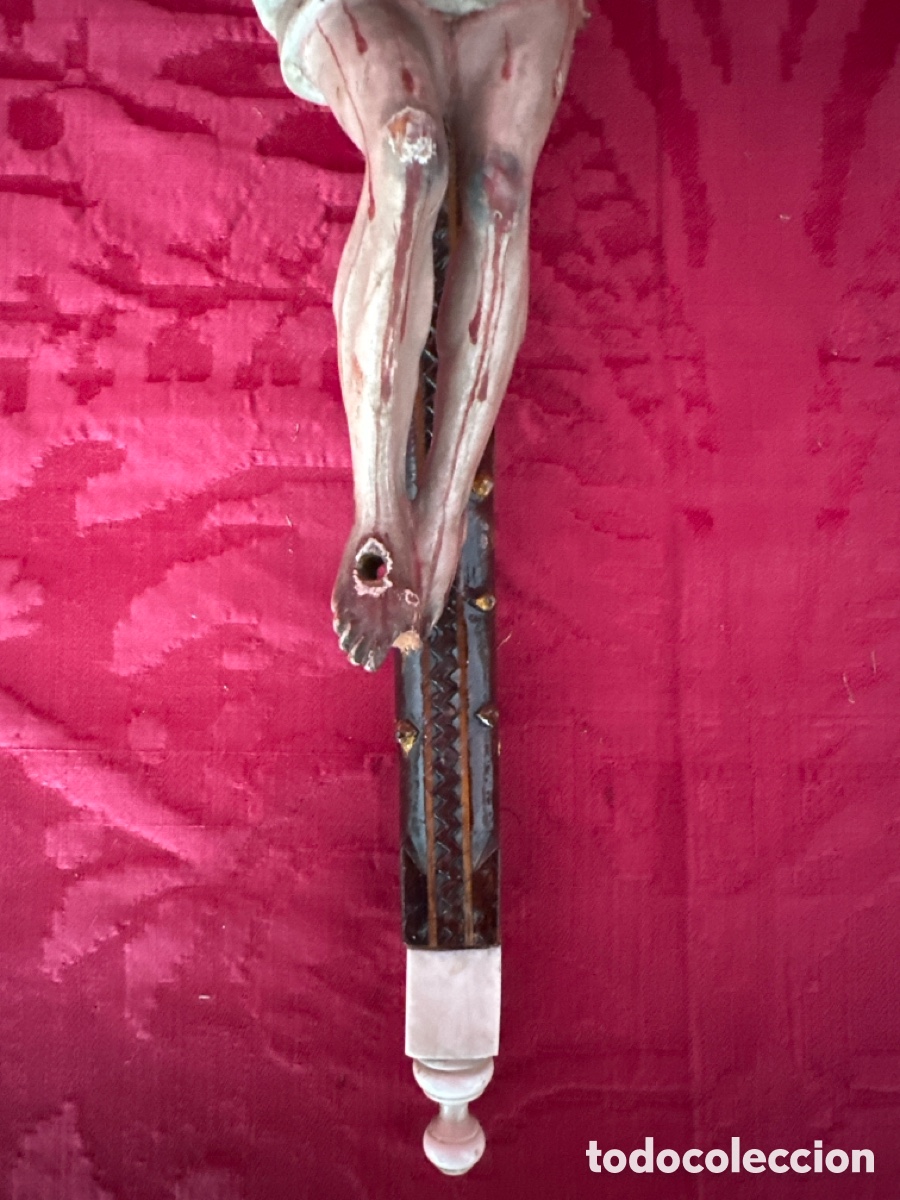 Arte: Cristo crucificado en madera - Foto 4