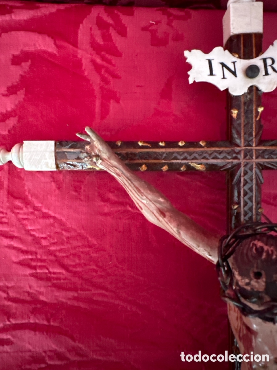 Arte: Cristo crucificado en madera - Foto 6