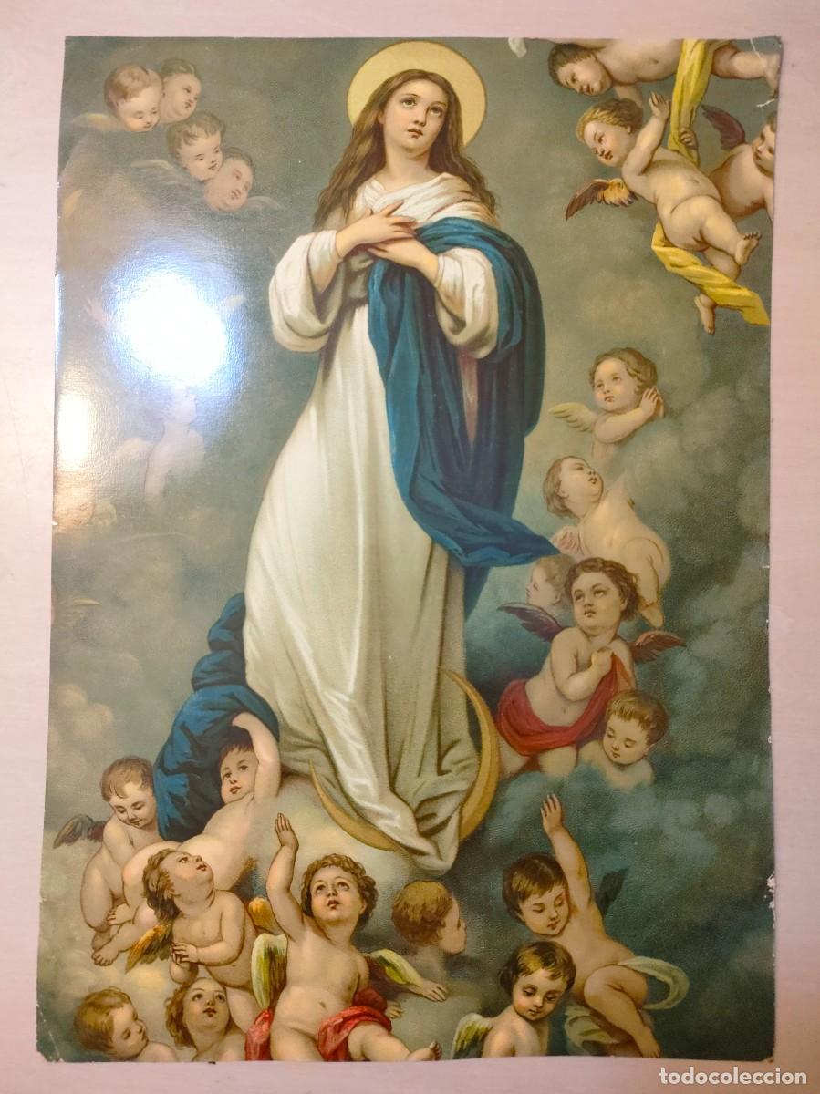 Arte: LAMINA INMACULADA CONCEPCION MURILLO - Foto 1