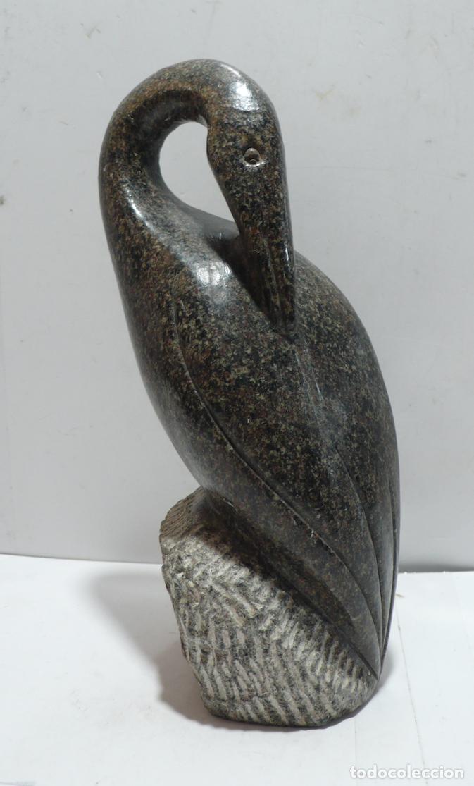 Arte: TALLA DE PATO EN PIEDRA - Foto 2
