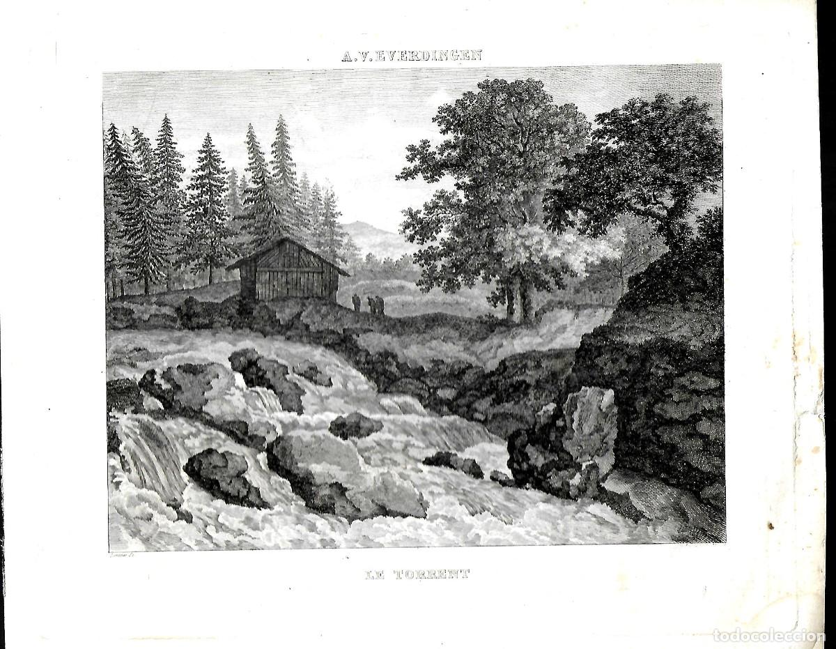 Arte: E251- GRABADO - &Aacute;UTHENTIQUE- LE TORRENT - A.V. EVERDINGEN - Foto 1