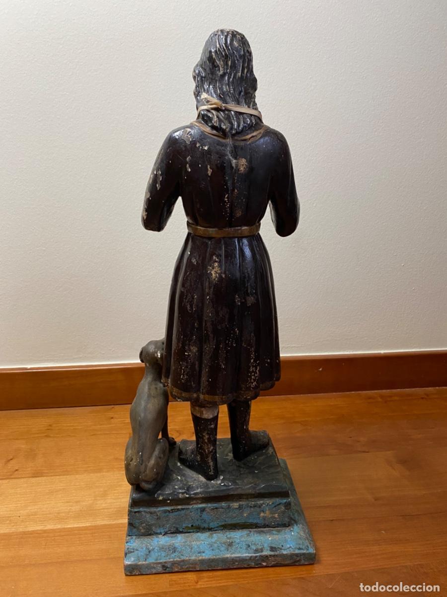 Arte: Talla antigua de San Roque. - Foto 3