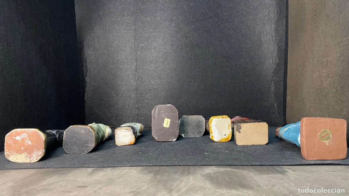 Arte: Lote de 8 esculturas religiosas variadas - Foto 11