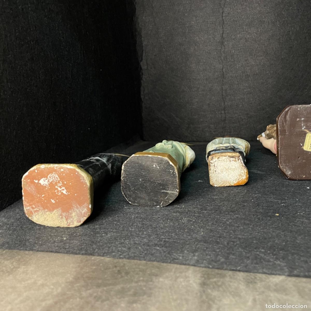 Arte: Lote de 8 esculturas religiosas variadas - Foto 14