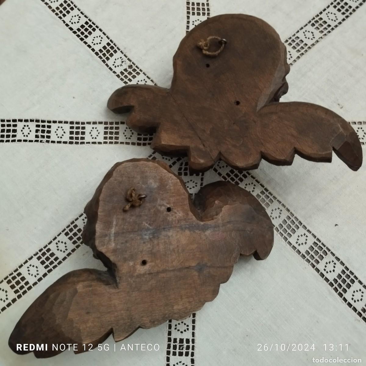 Arte: PAREJA DE CABEZAS DE ANGELOTES - Foto 12