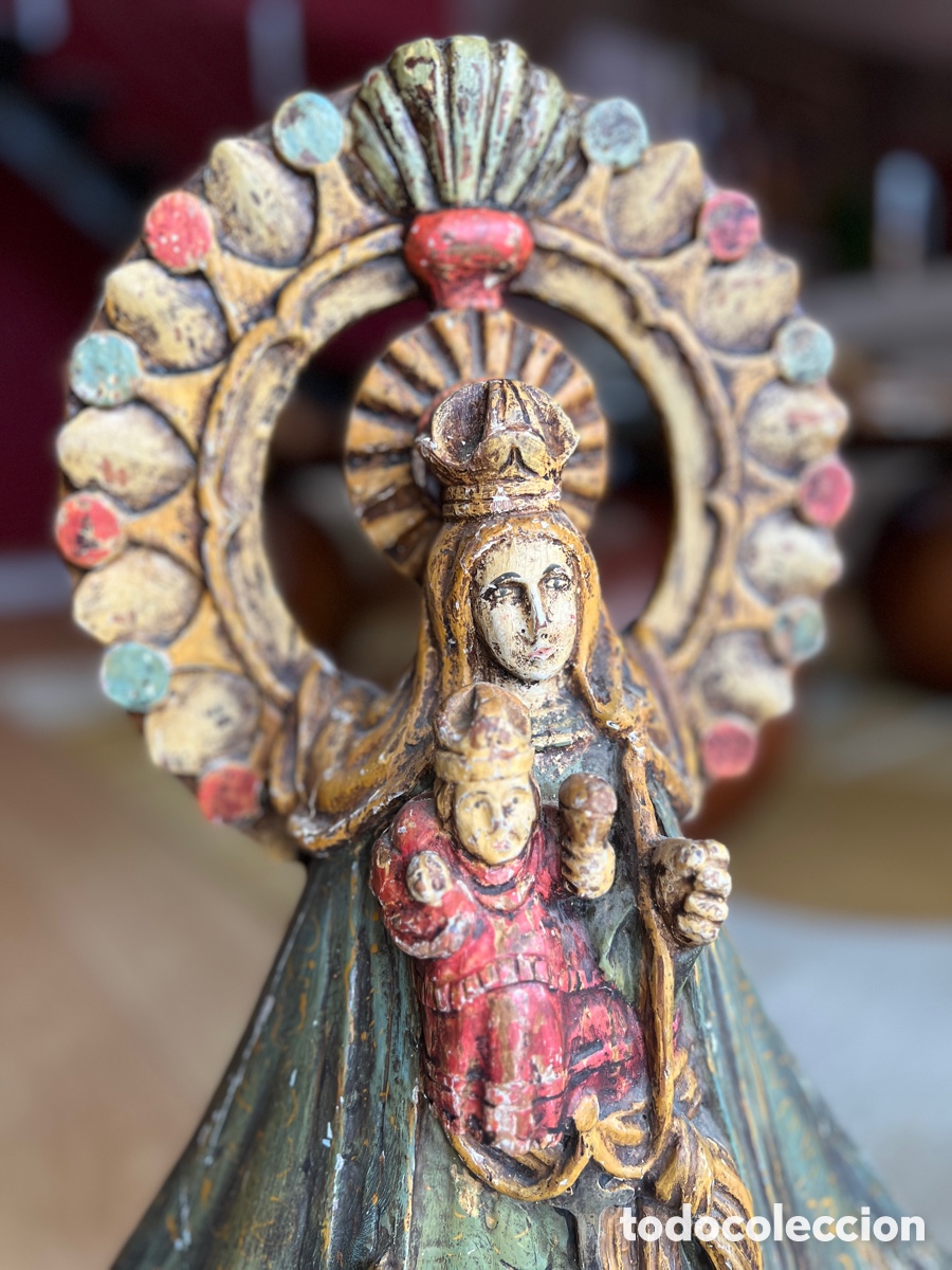 Arte: Talla Virgen con Ni&ntilde;o - Foto 2