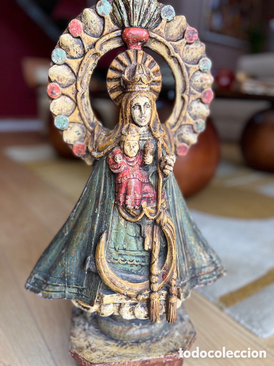 Arte: Talla Virgen con Ni&ntilde;o - Foto 3