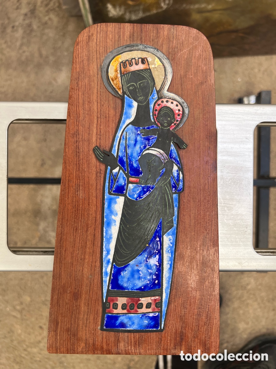 Arte: VIRGEN DEL CARMEN EN PLATA PUNZONADA - Foto 1
