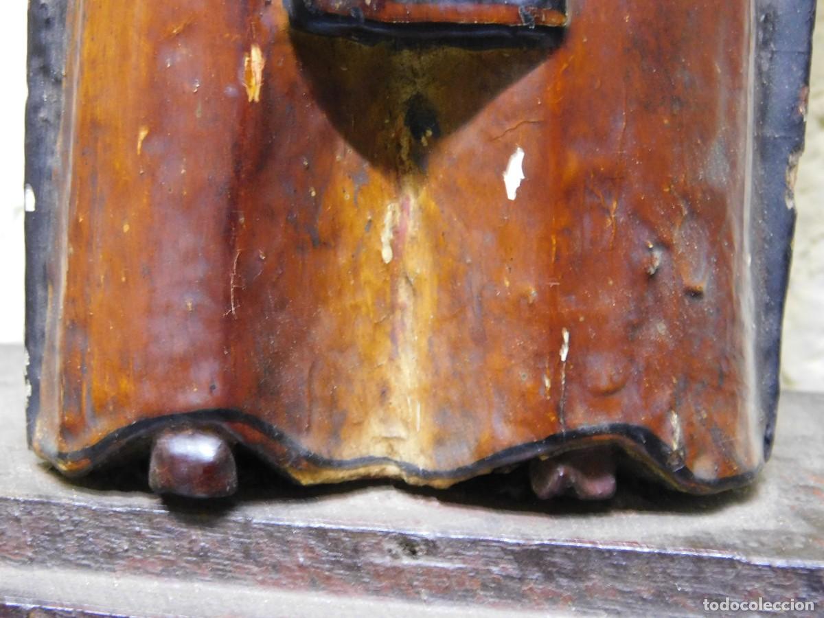 Arte: ANTIGUA TALLA RELIGIOSA - Foto 8