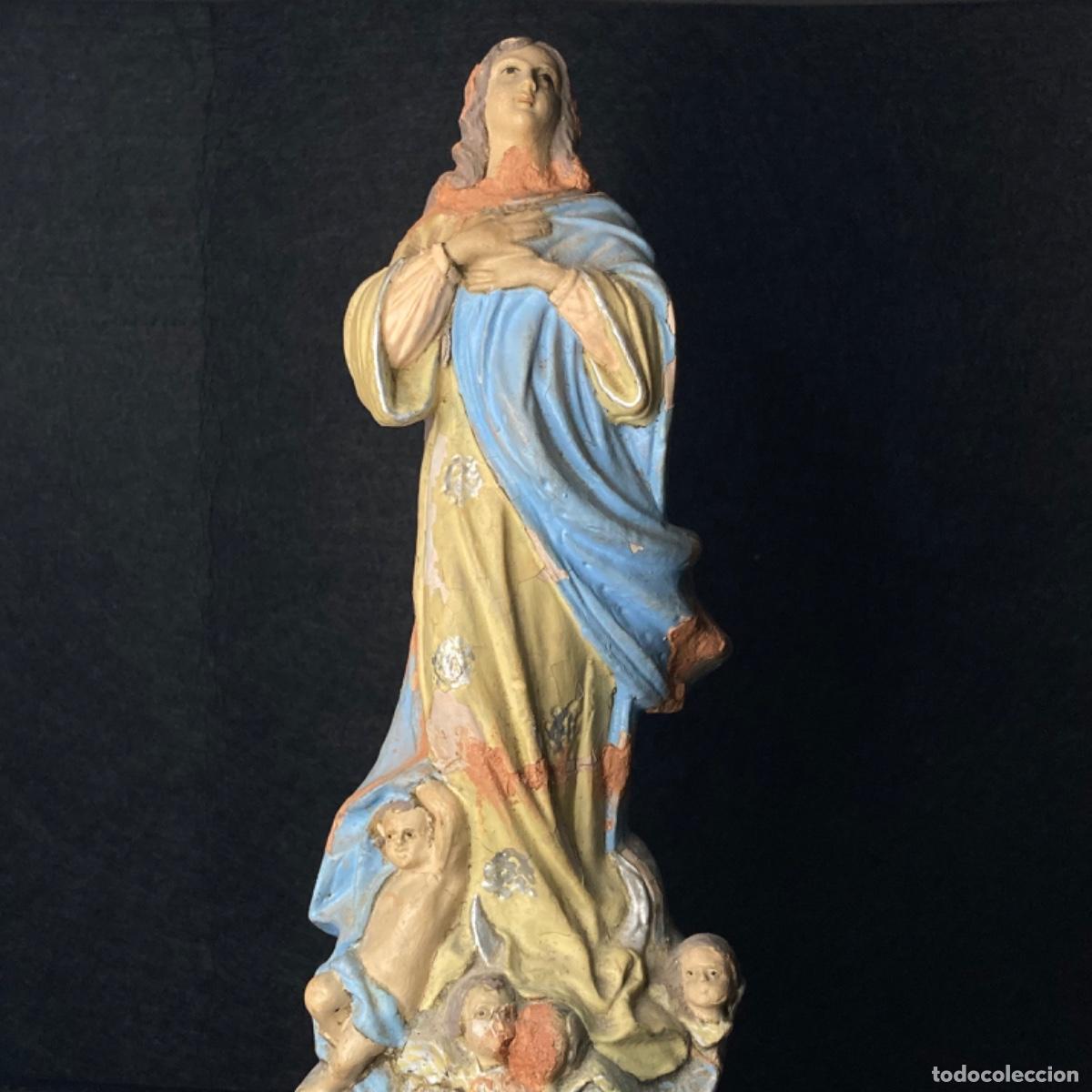 Arte: Inmaculada Concepci&oacute;n - Terracotta policromada - Foto 2