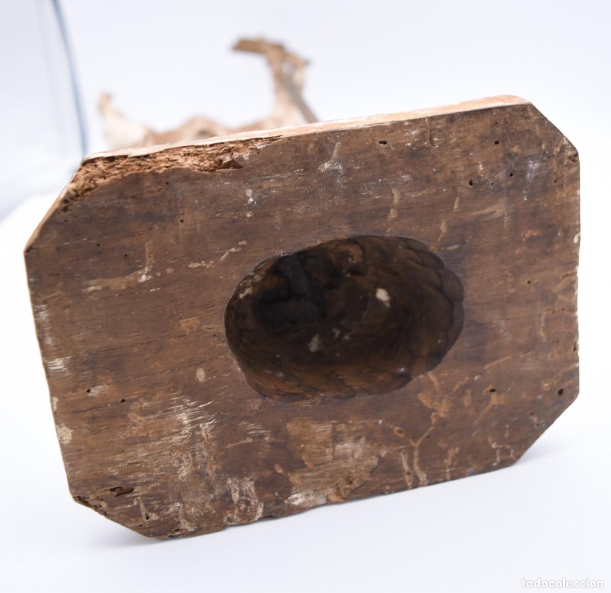 Arte: Talla de madera San Gregorio S. XIX - Foto 11