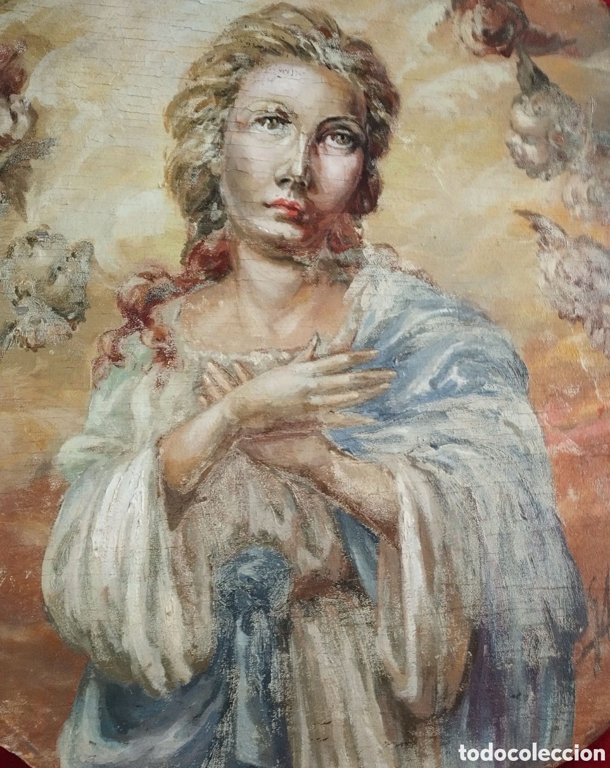 Arte: Oleo Virgen de la Asunci&oacute;n. - Foto 4
