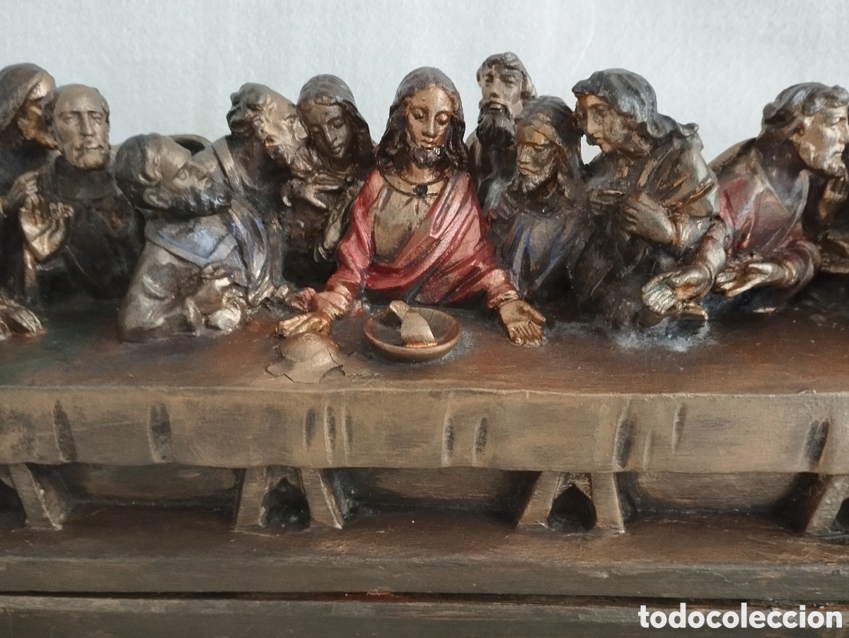 Arte: Santa Cena de Madera. - Foto 1