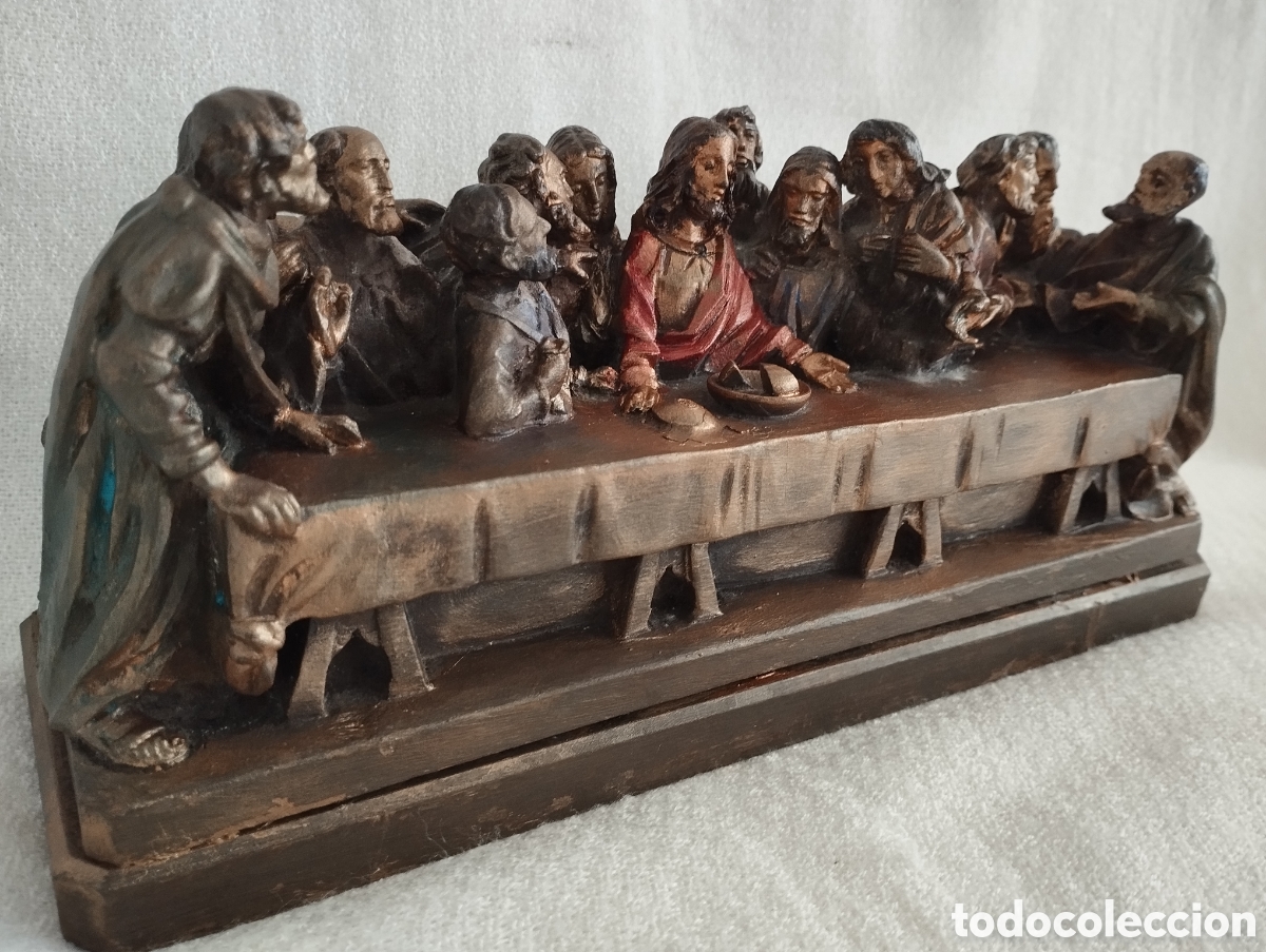 Arte: Santa Cena de Madera. - Foto 3