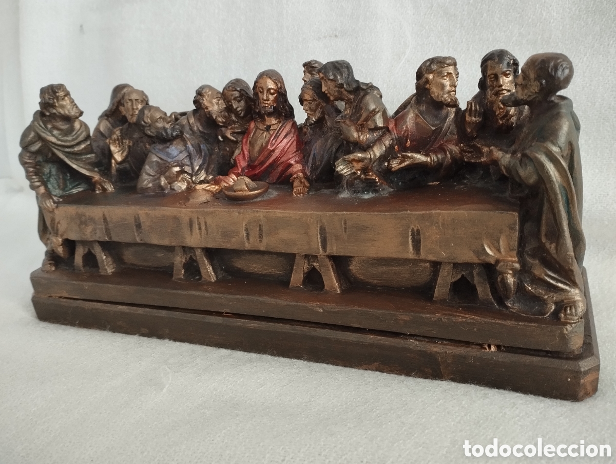 Arte: Santa Cena de Madera. - Foto 4