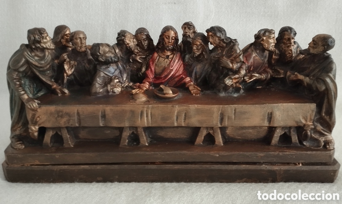 Arte: Santa Cena de Madera. - Foto 5