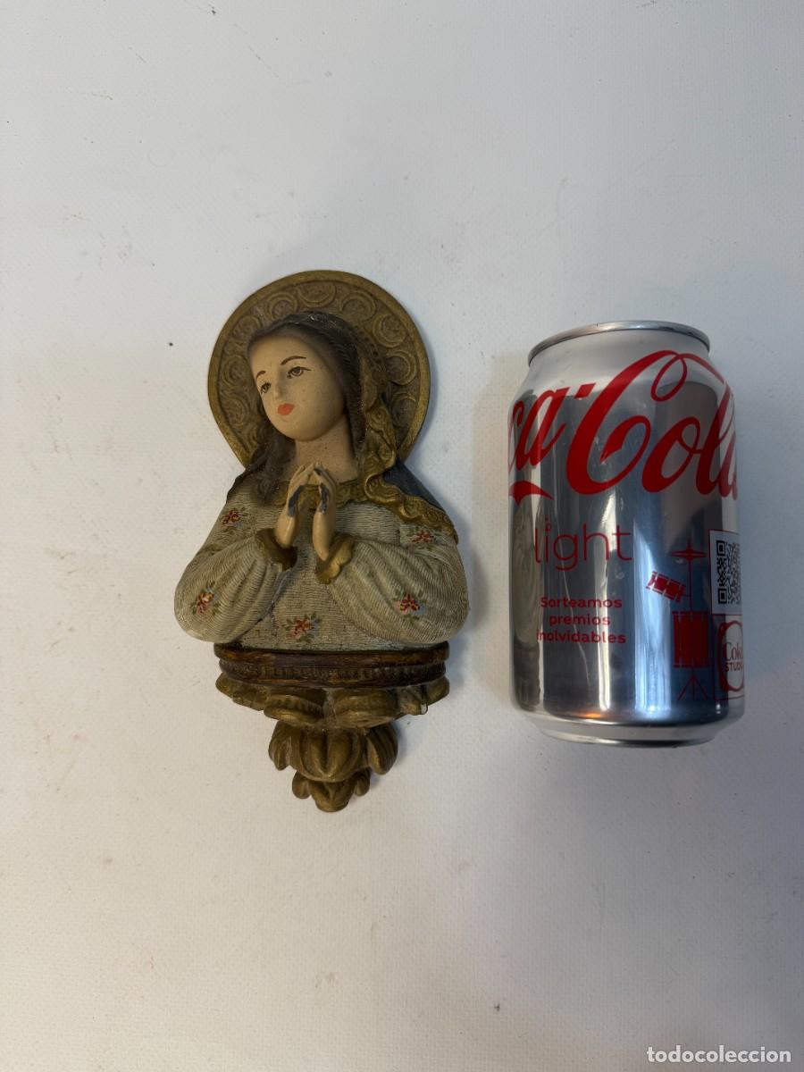 Arte: ESCULTURA VIRGEN DE PARED - Foto 2