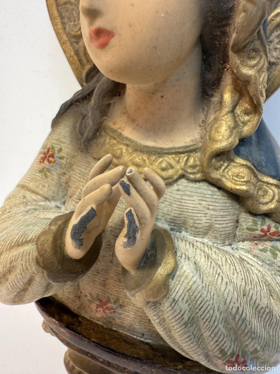 Arte: ESCULTURA VIRGEN DE PARED - Foto 4