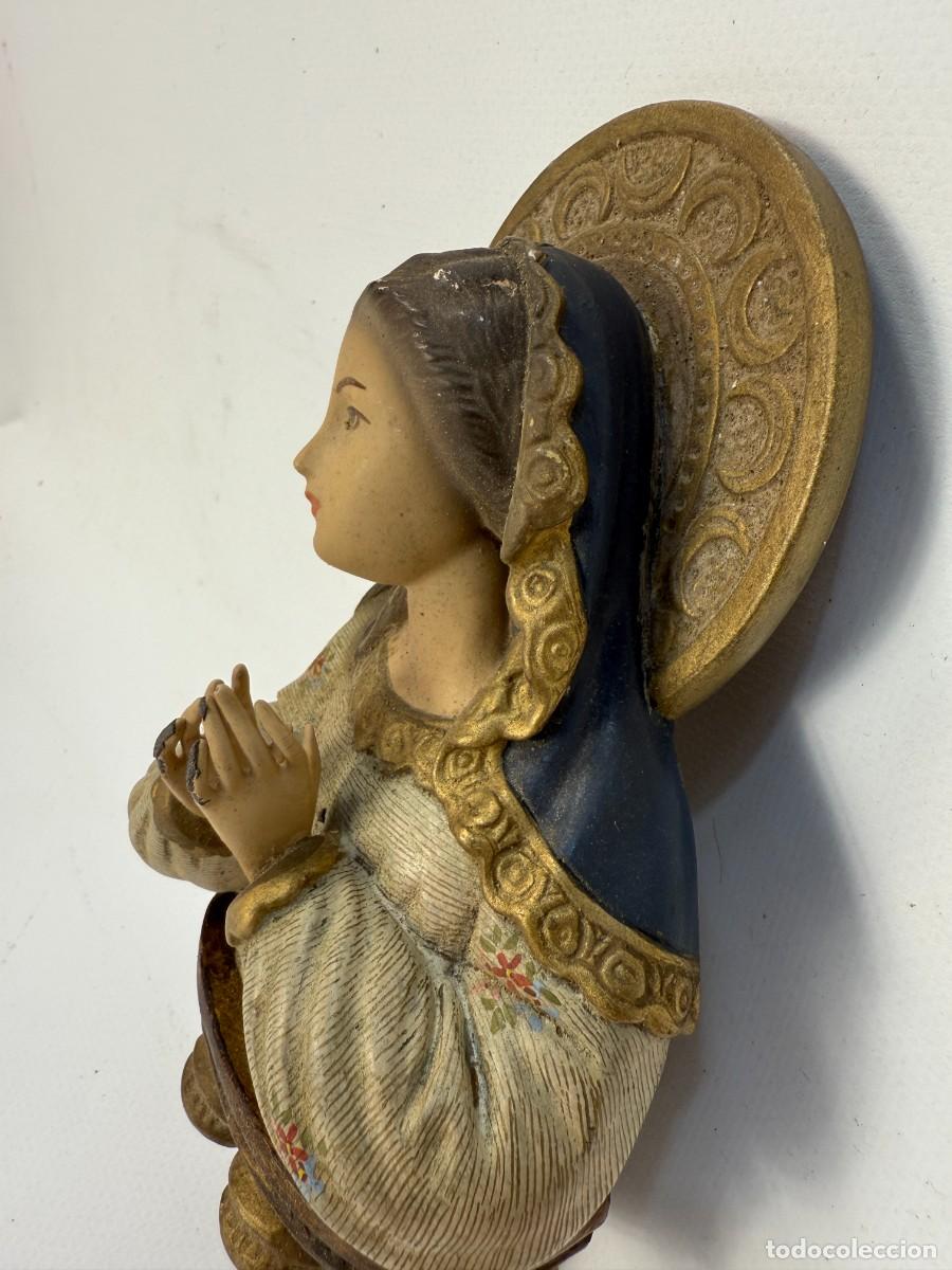 Arte: ESCULTURA VIRGEN DE PARED - Foto 7