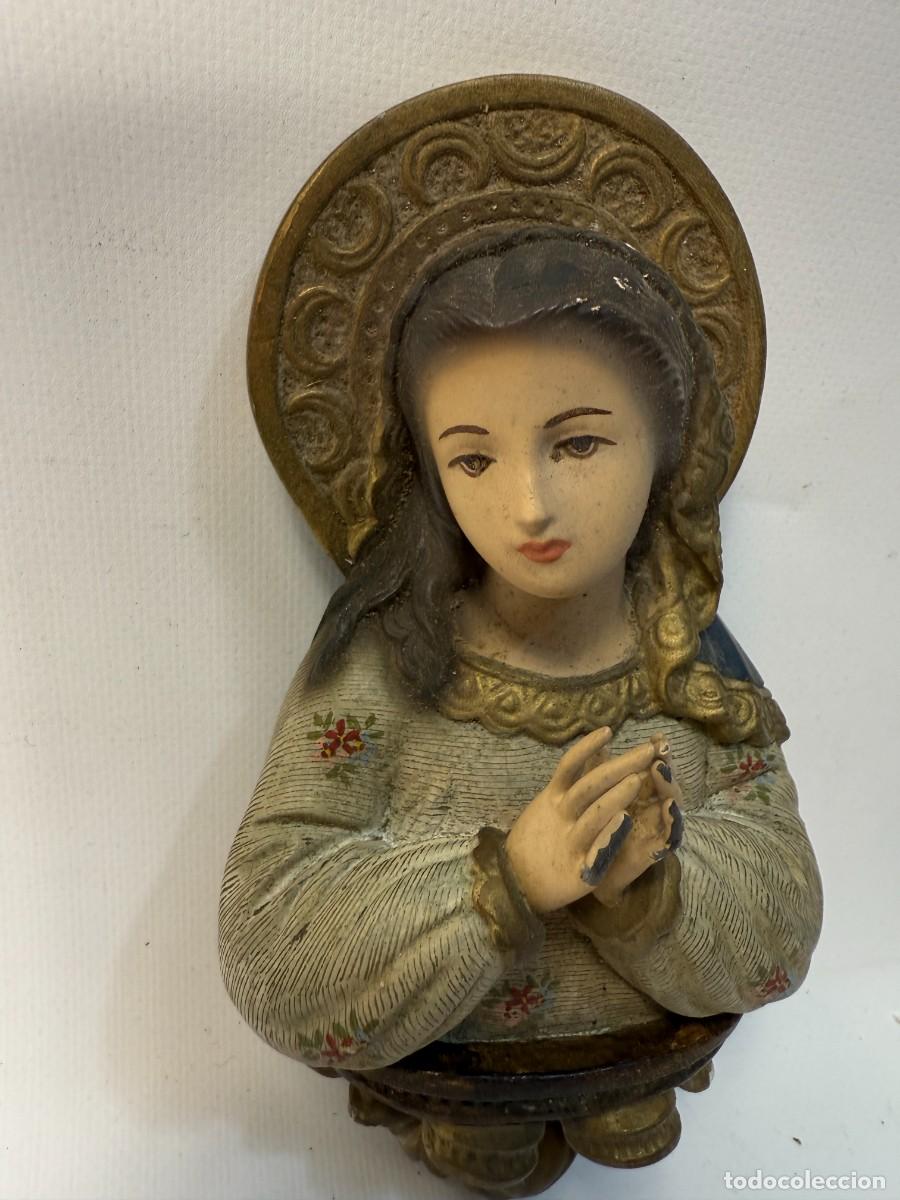 Arte: ESCULTURA VIRGEN DE PARED - Foto 10