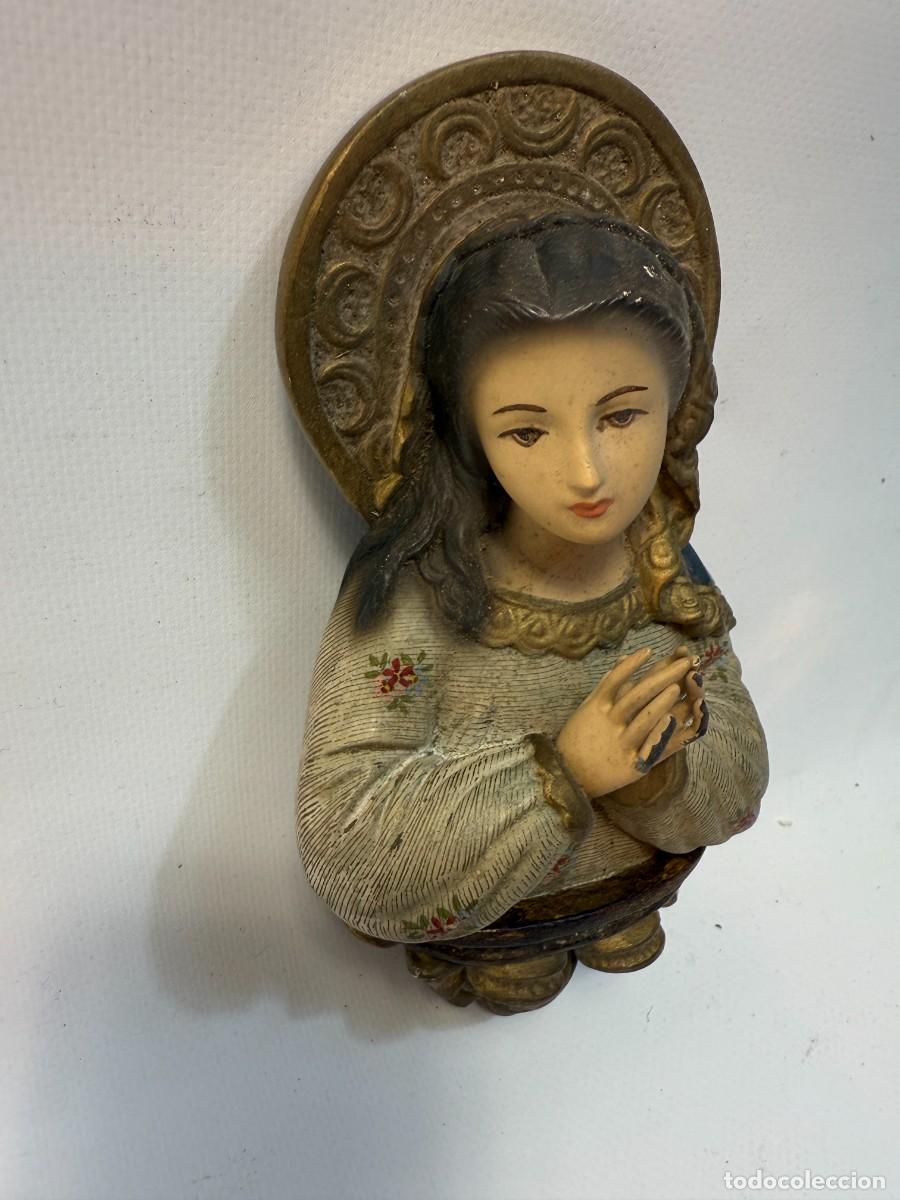 Arte: ESCULTURA VIRGEN DE PARED - Foto 11