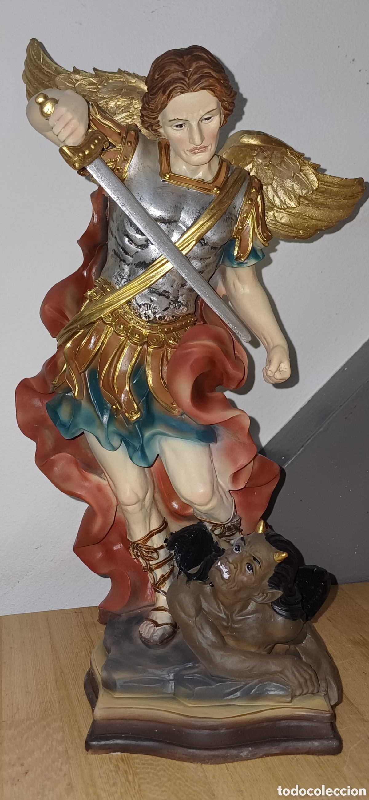 Arte: SAN MIGUEL 30 CM NUEVO - Foto 1
