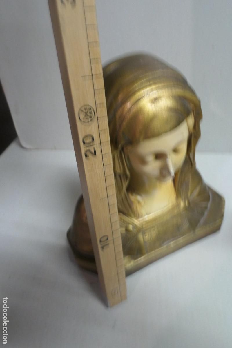 Arte: Busto de La Virgen. Yeso , pasta madera. - Foto 5
