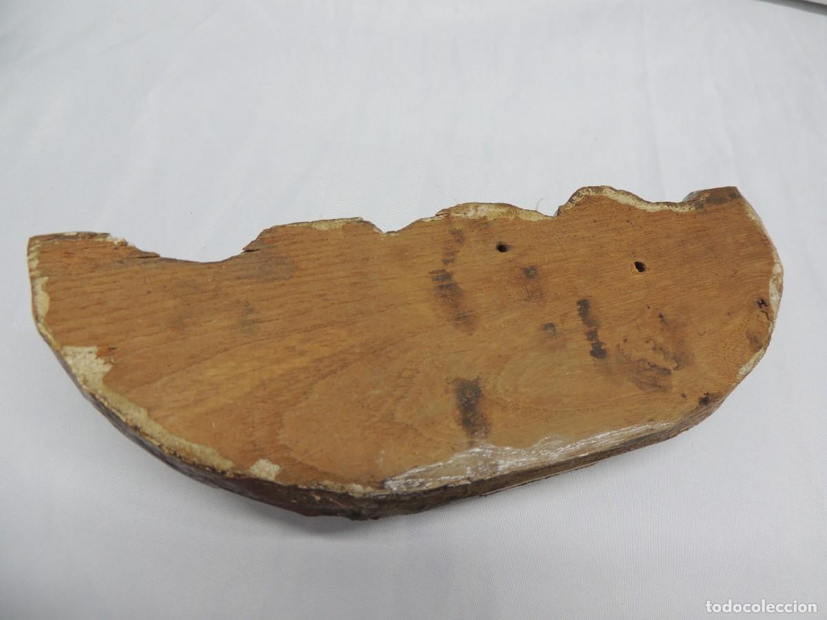 Arte: CABEZAS ANGELES - TALLA DE MADERA - Foto 11