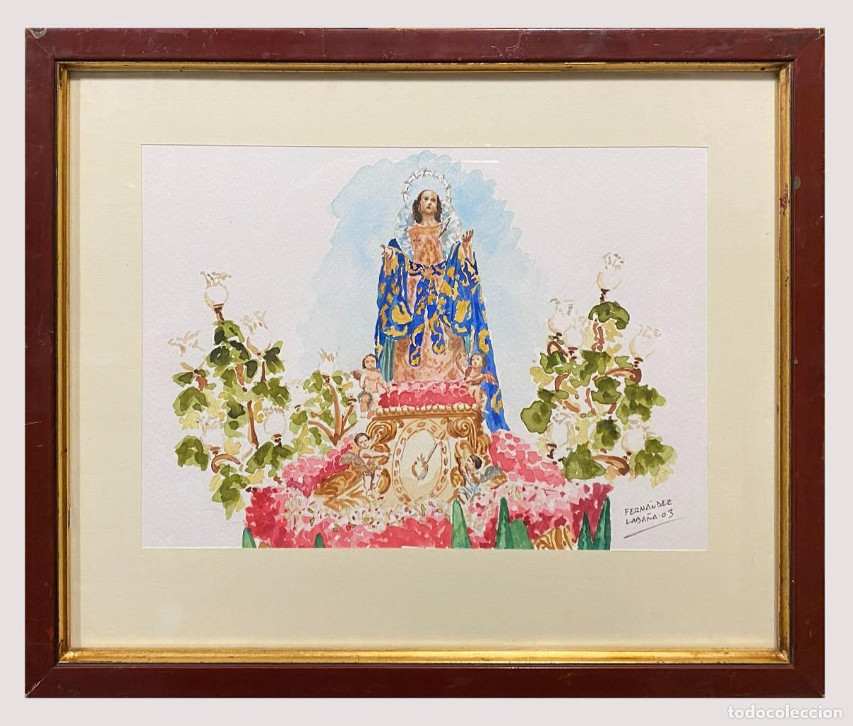 Arte: virgen patrona de murcia - Foto 1