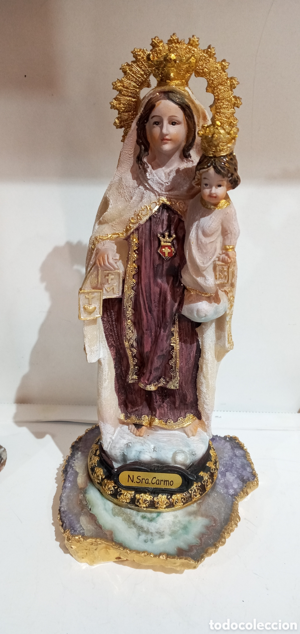 Arte: PRECIOSA VIRGEN DEL CARMEN. - Foto 1
