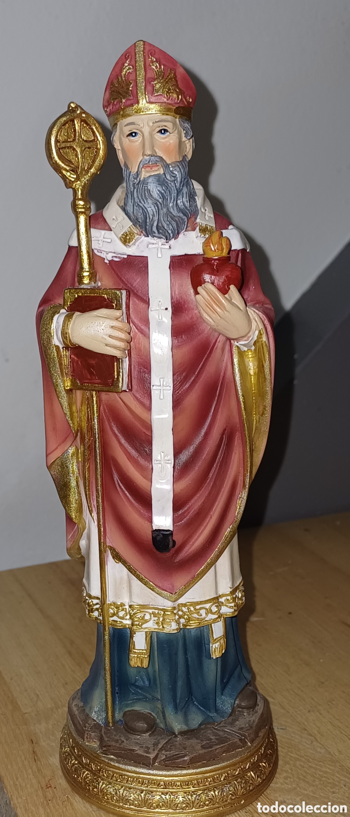 Arte: SAN AGUSTIN 20 CM NUEVO - Foto 1