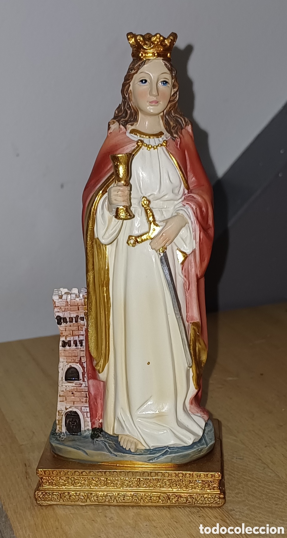 Arte: SANTA BARBARA 20 CM NUEVA - Foto 1