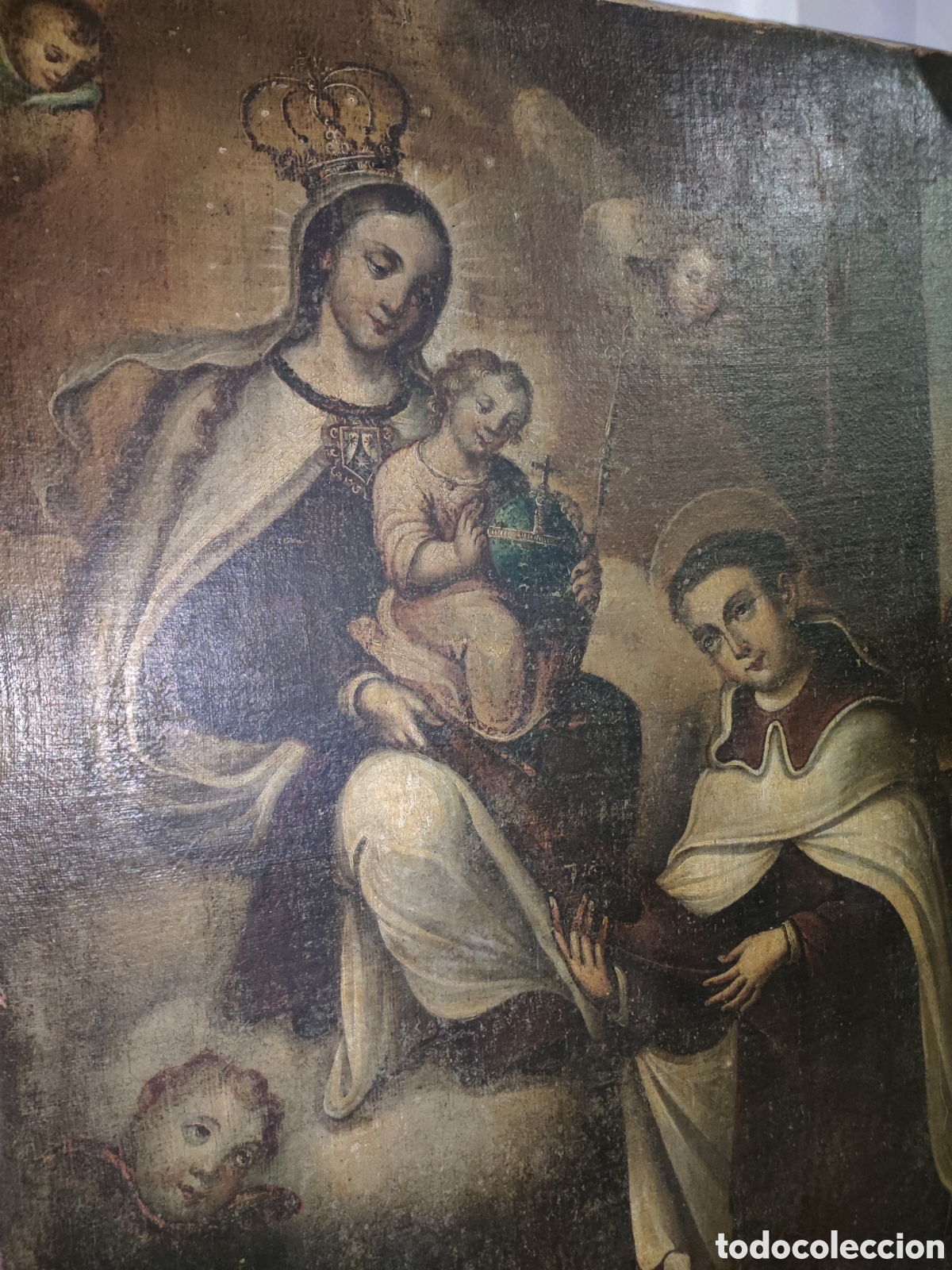 Arte: Cuadro antiguo siglo XVII - Foto 3