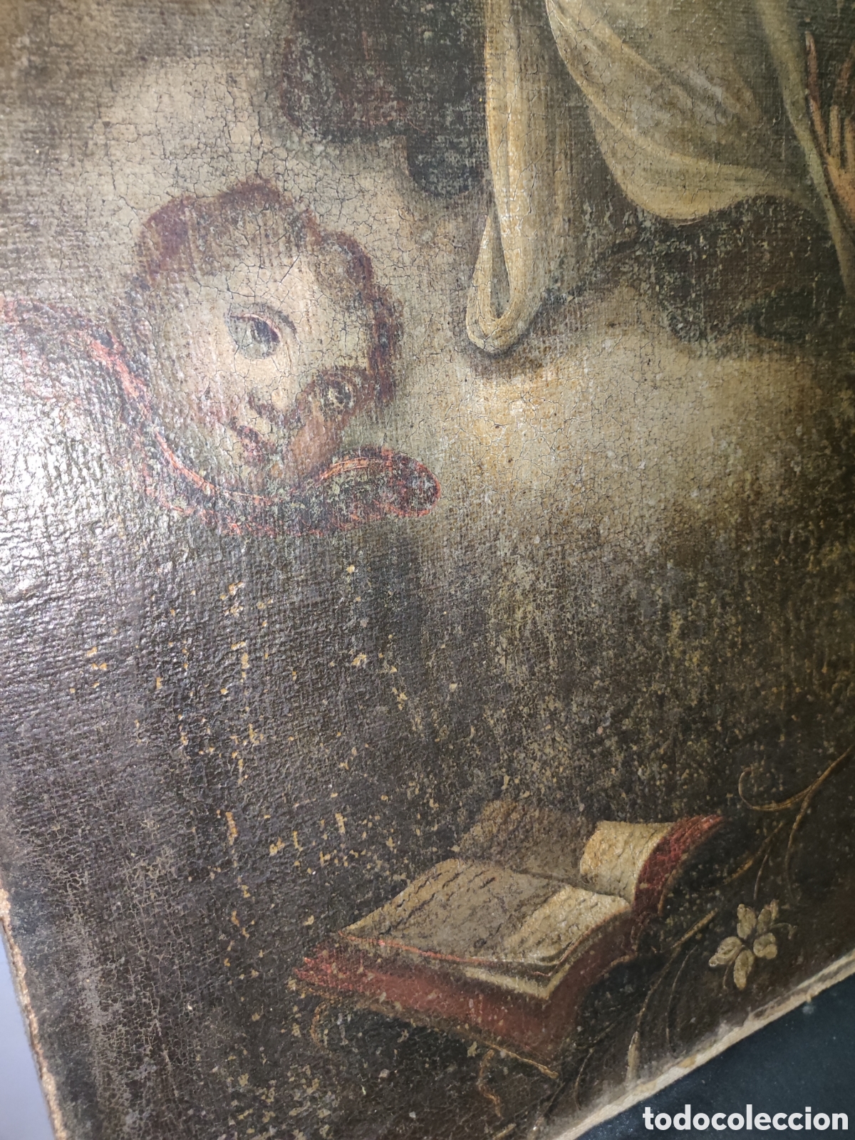 Arte: Cuadro antiguo siglo XVII - Foto 4