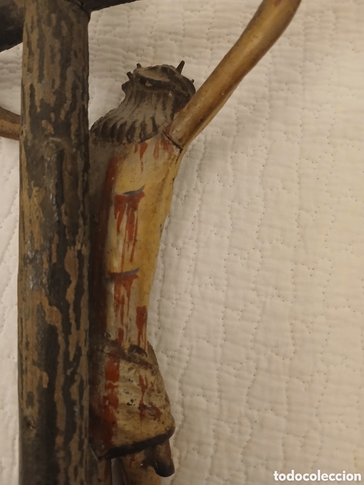 Arte: Crucificado. Talla en madera s. XVI - Foto 11