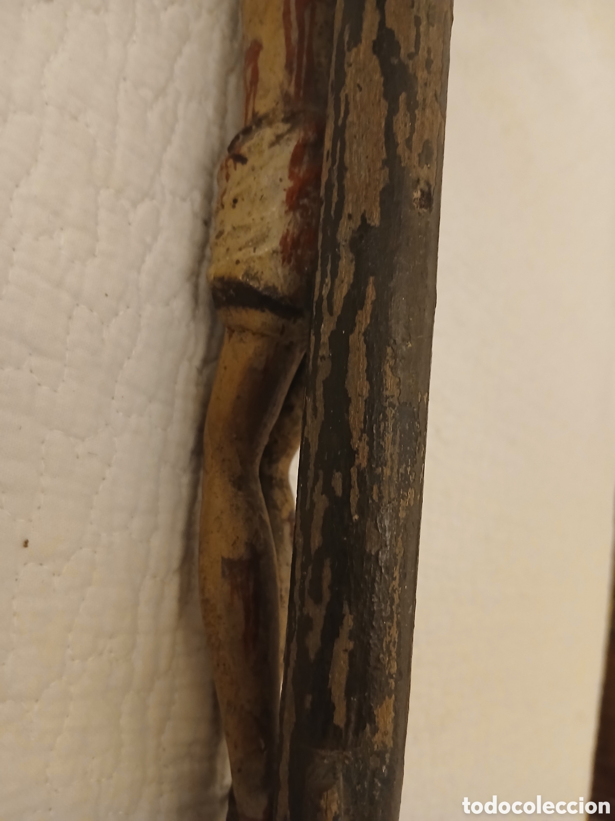 Arte: Crucificado. Talla en madera s. XVI - Foto 14