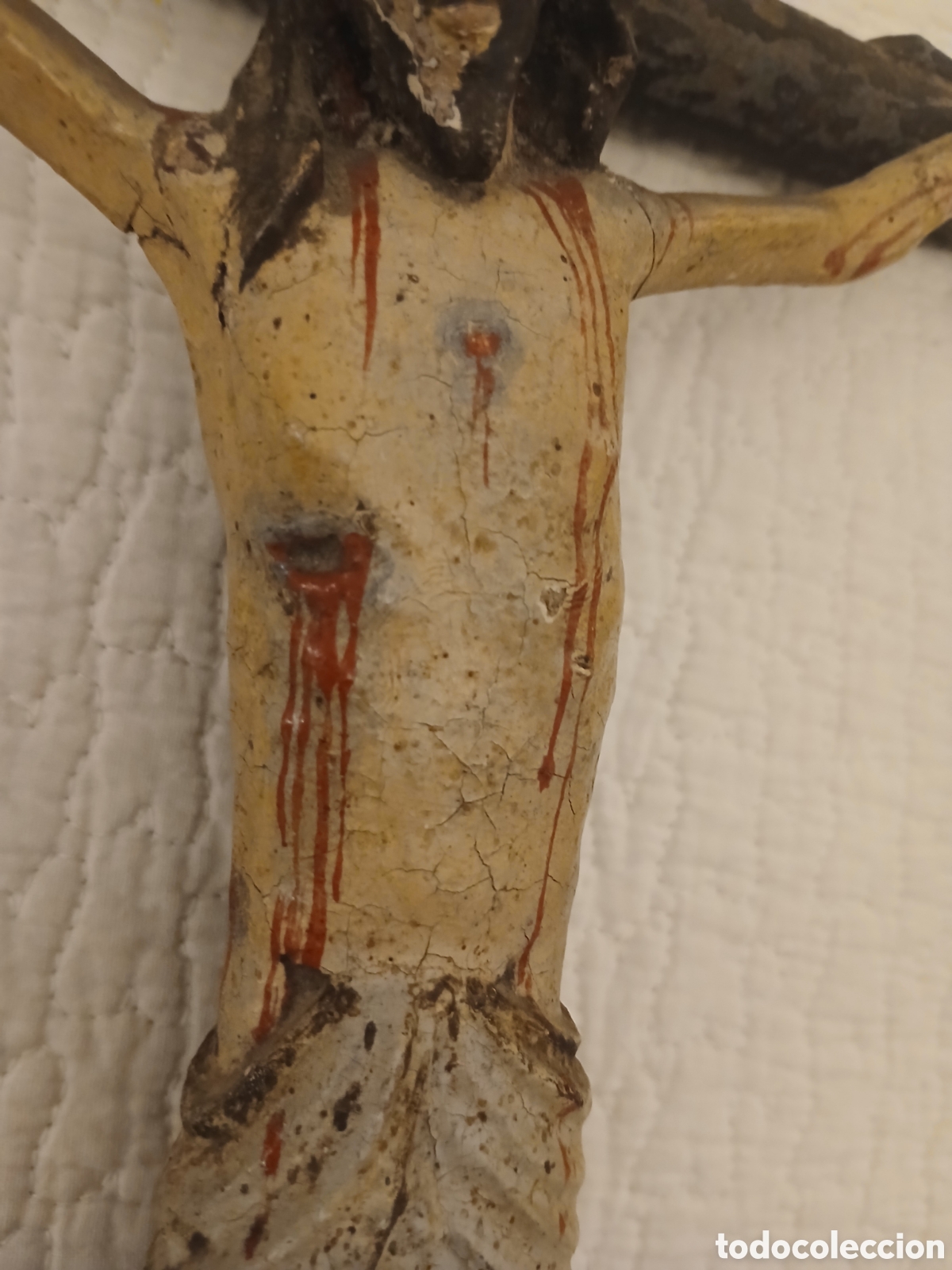 Arte: Crucificado. Talla en madera s. XVI - Foto 16